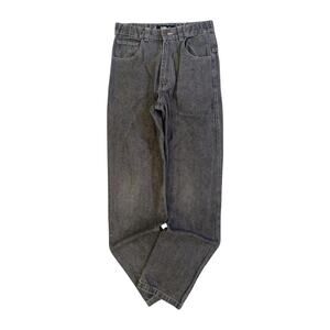 Ex Jeans Women's Y2K Midrise Straight Leg Denim Jean Grey 4